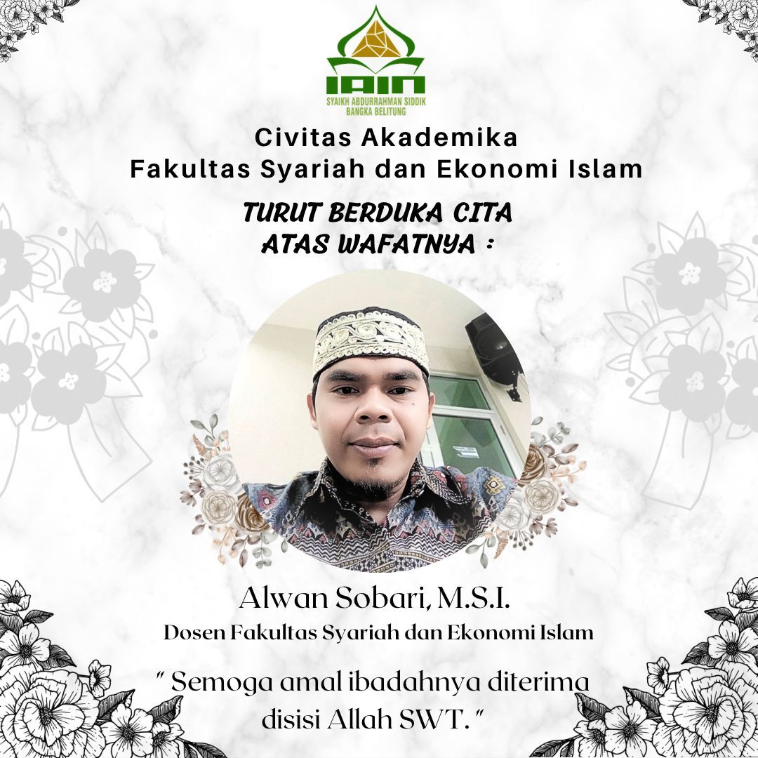 Civitas Akademika Berduka, Salah Satu Dosen Fakultas Syariah dan Ekonomi Islam IAIN SAS Bangka Belitung Berpulang ke Rahmatullah