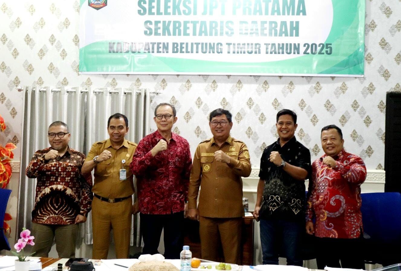 Dekan FSEI IAIN SAS BABEL Kembali Uji Kemampuan Calon Sekda Dan Kepala Dinas Belitung Timur