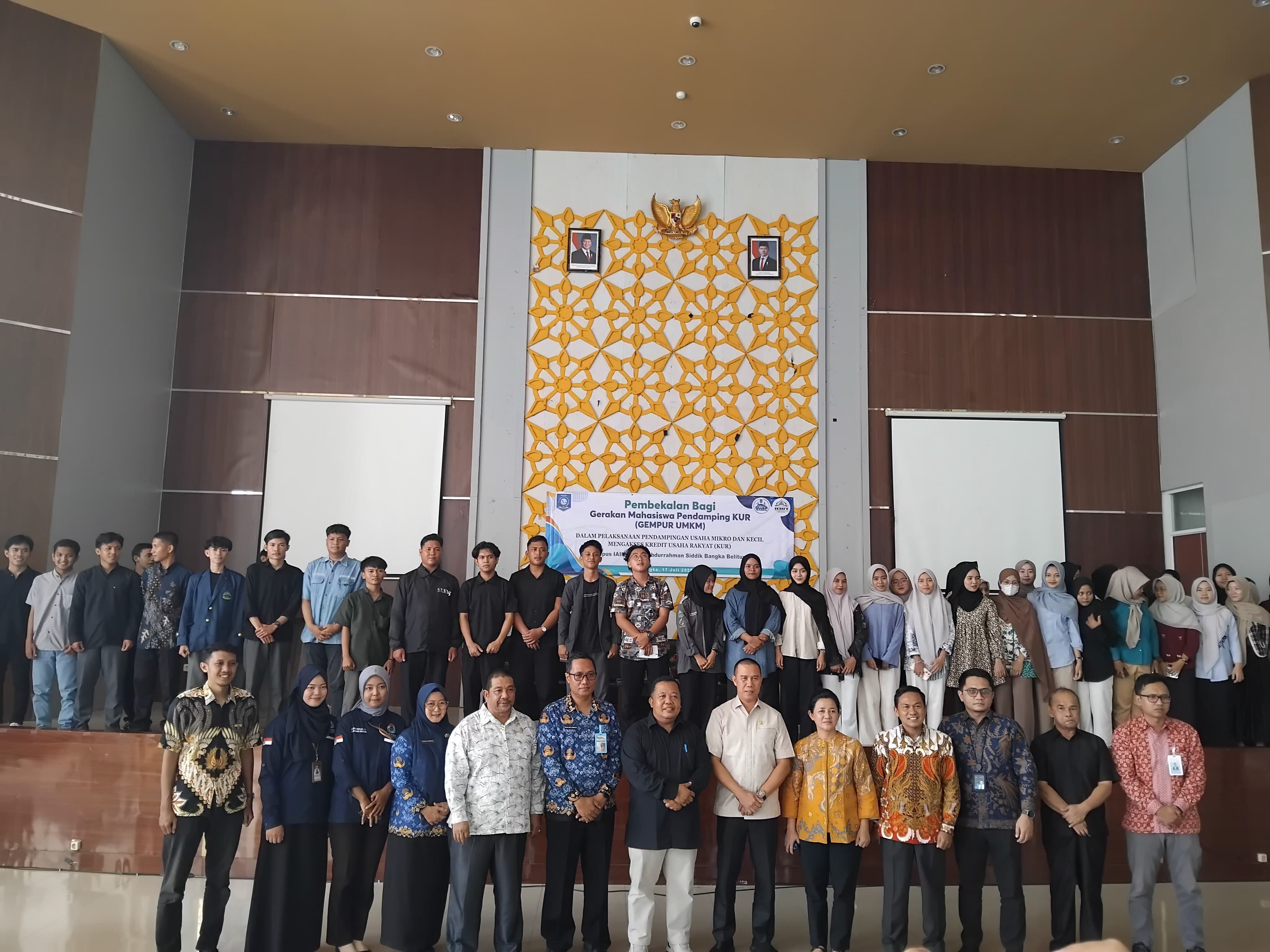 Dema FSEI IAIN SAS BABEL Berkolaborasi dengan Dinas KUKM Babel berikan Pembekalan Pendampingan Lewat Program GEMPUR KUR