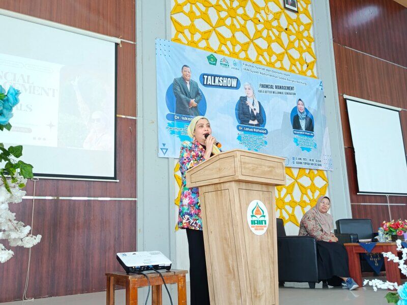 FSEI IAIN SAS BABEL Sukses Gelar Talkshow Financial Management Hadirkan Dr. Lalua Rahsiad dari Malaysia