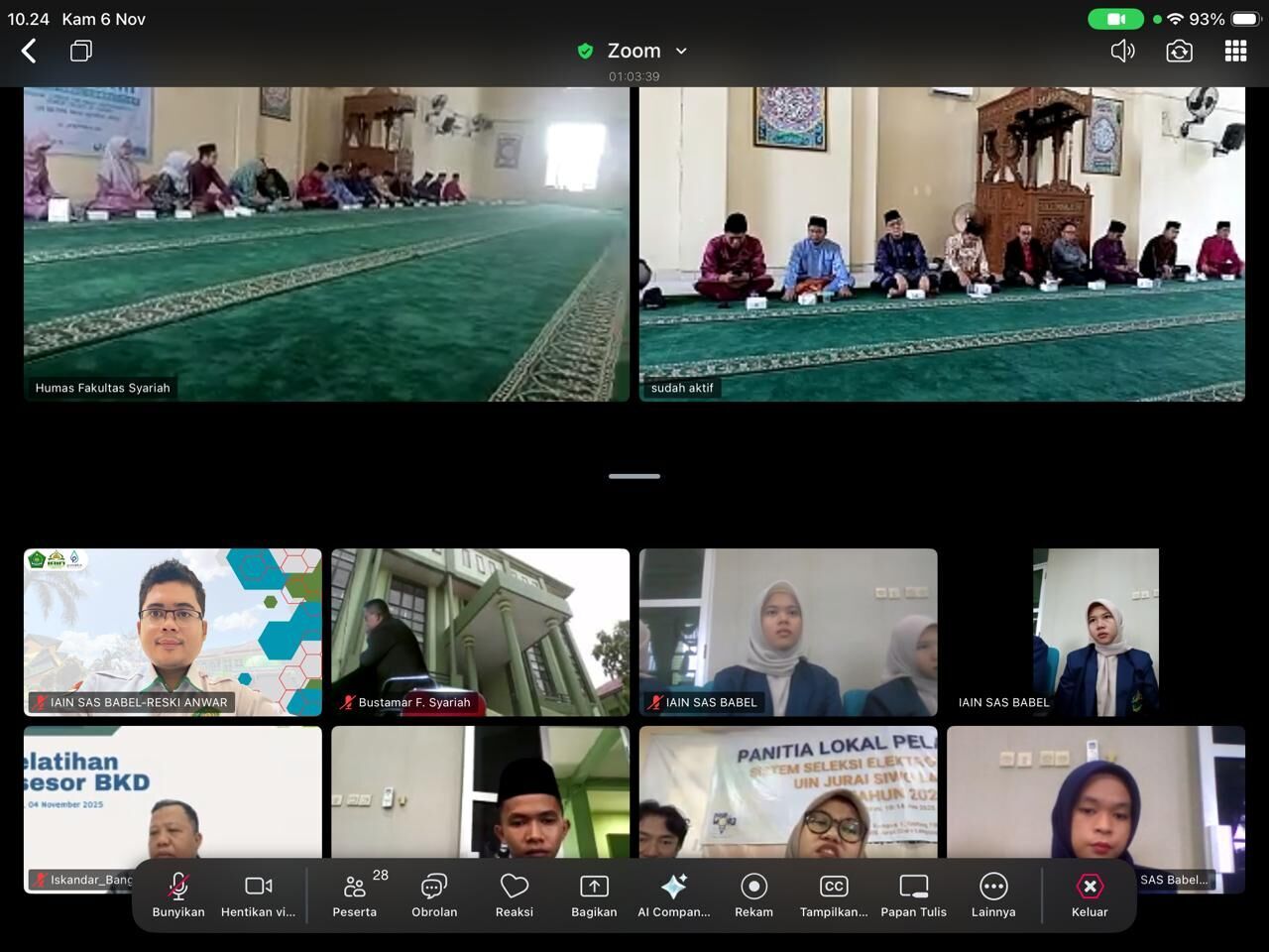 FSEI IAIN SAS BABEL Utus Delegasi dalam Kompetisi Internasional Antar Negara Melayu Serumpun 2025