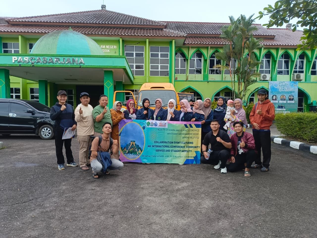 FSEI IAIN SAS BABEL Kirim 9 Mahasiswa dan 7 Dosen ikut Conference Internasional di UIN Sulthan Thaha Jambi