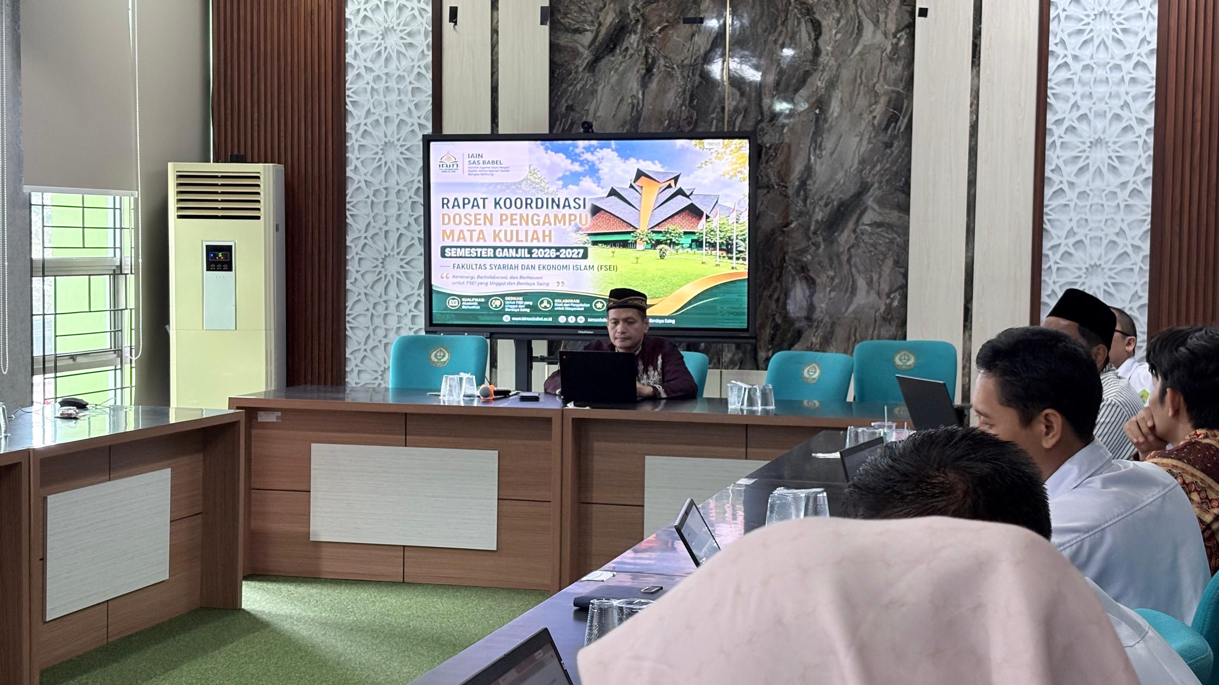 FSEI News – Rapat Koordinasi Dosen Pengampu Mata Kuliah Semester Ganjil 2026/2027