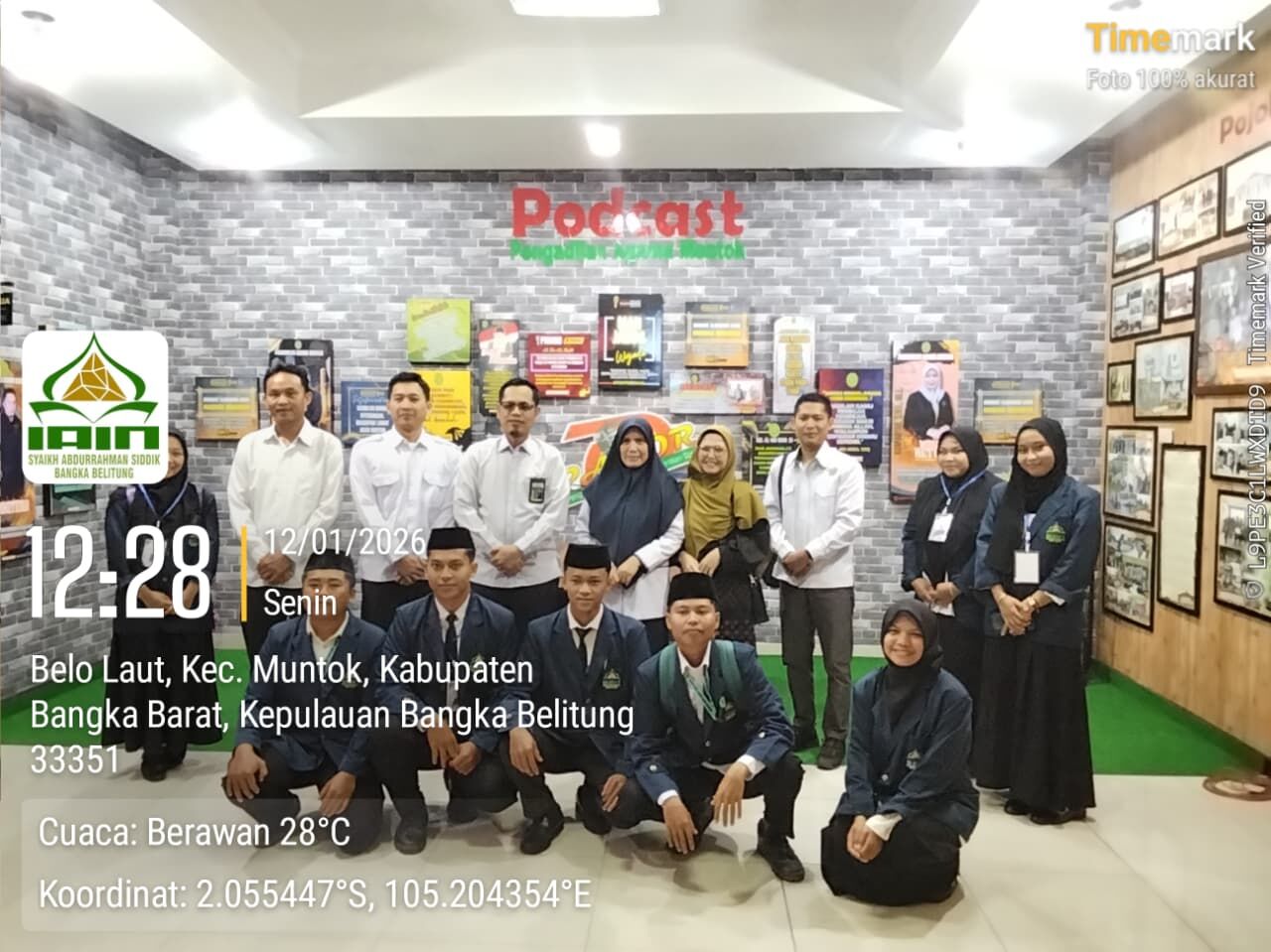 Pengantaran Mahasiswa Program Studi HKI FSEI IAIN SAS BABEL dalam Praktik Kerja Lapangan di Pengadilan Agama Mentok Kelas II