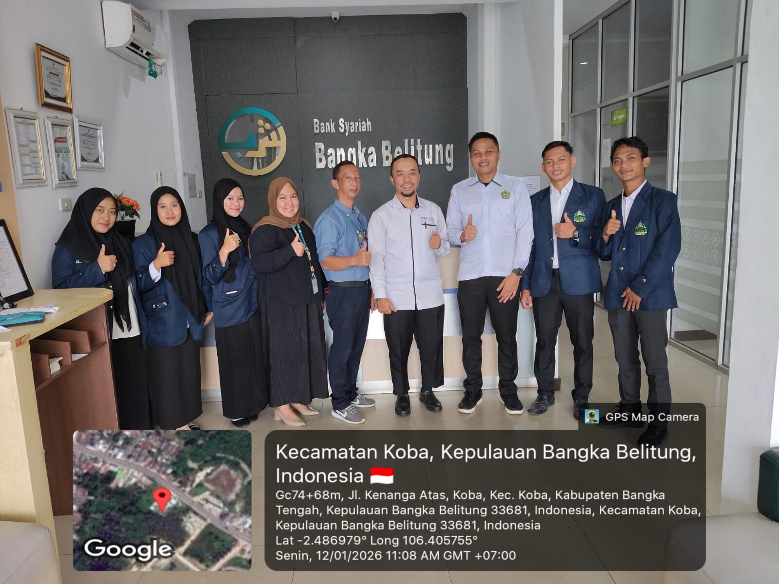Pelepasan Mahasiswa Prodi Perbankan Syariah Menjalani PKL di BPRS Cabang Koba