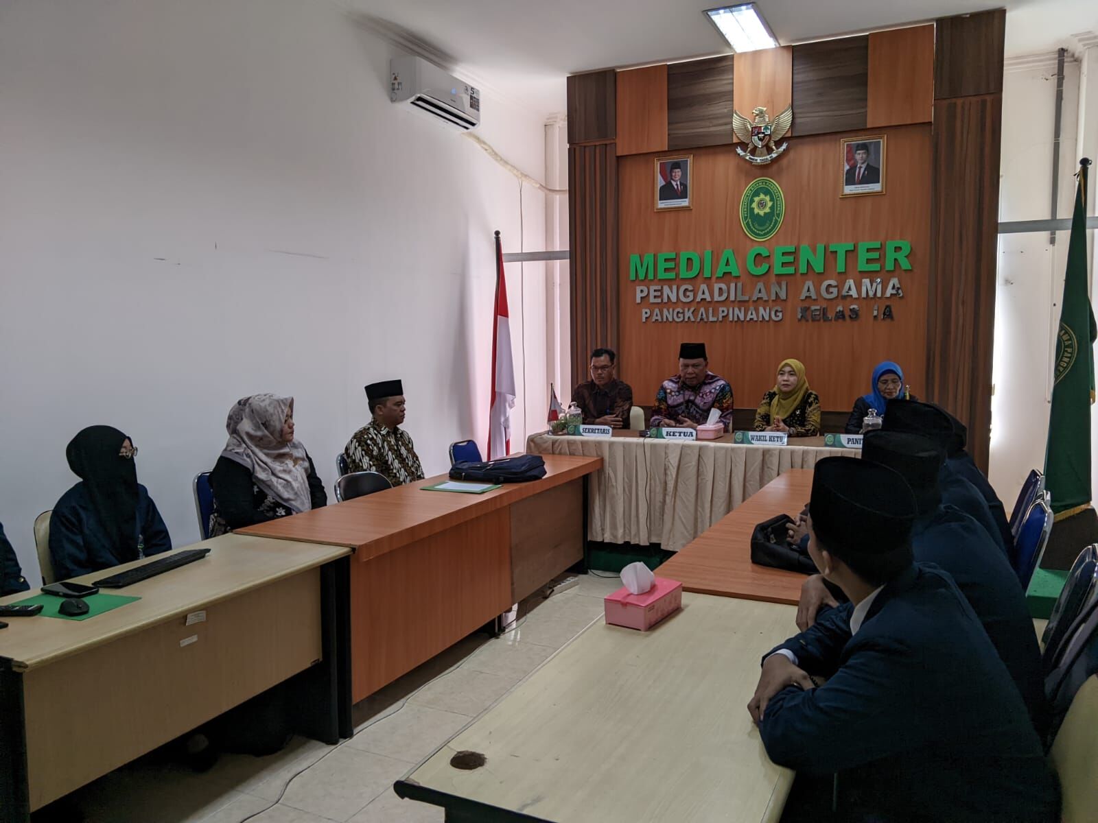Serah Terima Mahasiswa Praktek Kerja Lapangan (PKL) di Pengadilan Agama Pangkalpinang Program Studi Hukum Keluarga Islam