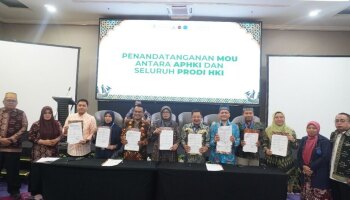 Dekan FSEI IAIN SAS Babel dan Kaprodi HKI Tandatangani Kerja Sama dengan PDHKI dan APHKI, Perkuat Eksistensi di Kancah Nasional