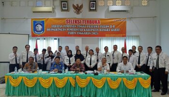 Dr. H . Iskandar, S.Ag., S.H., M.Hum, Dekan FSEI IAIN SAS BABEL ditunjuk sebagai Ketua Tim Seleksi Eselon II Kabupaten Bangka Barat