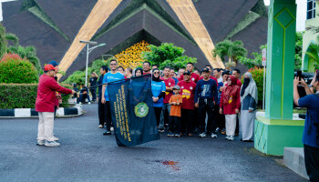 FSEI IAIN SAS BABEL Gelar Jalan Sehat Bertema “Sinergi Bersama FSEI”