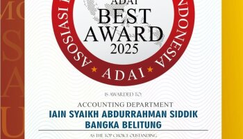 Prodi Akuntansi Syariah IAIN SAS BABEL Raih Penghargaan “The Best International Student Mobility” dari ADAI