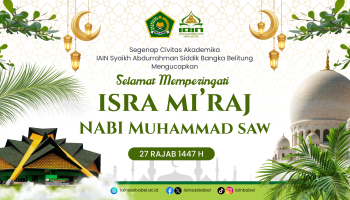 Selamat Memperingati Isra' Mi'raj Nabi Muhammad SAW 1447 H