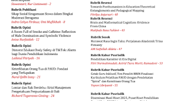 Terbit di Majalah Pusat Riset Pendidikan BRIN, Resensi Dosen FSEI IAIN SAS BABEL Angkat Kajian Kognisi Matematika