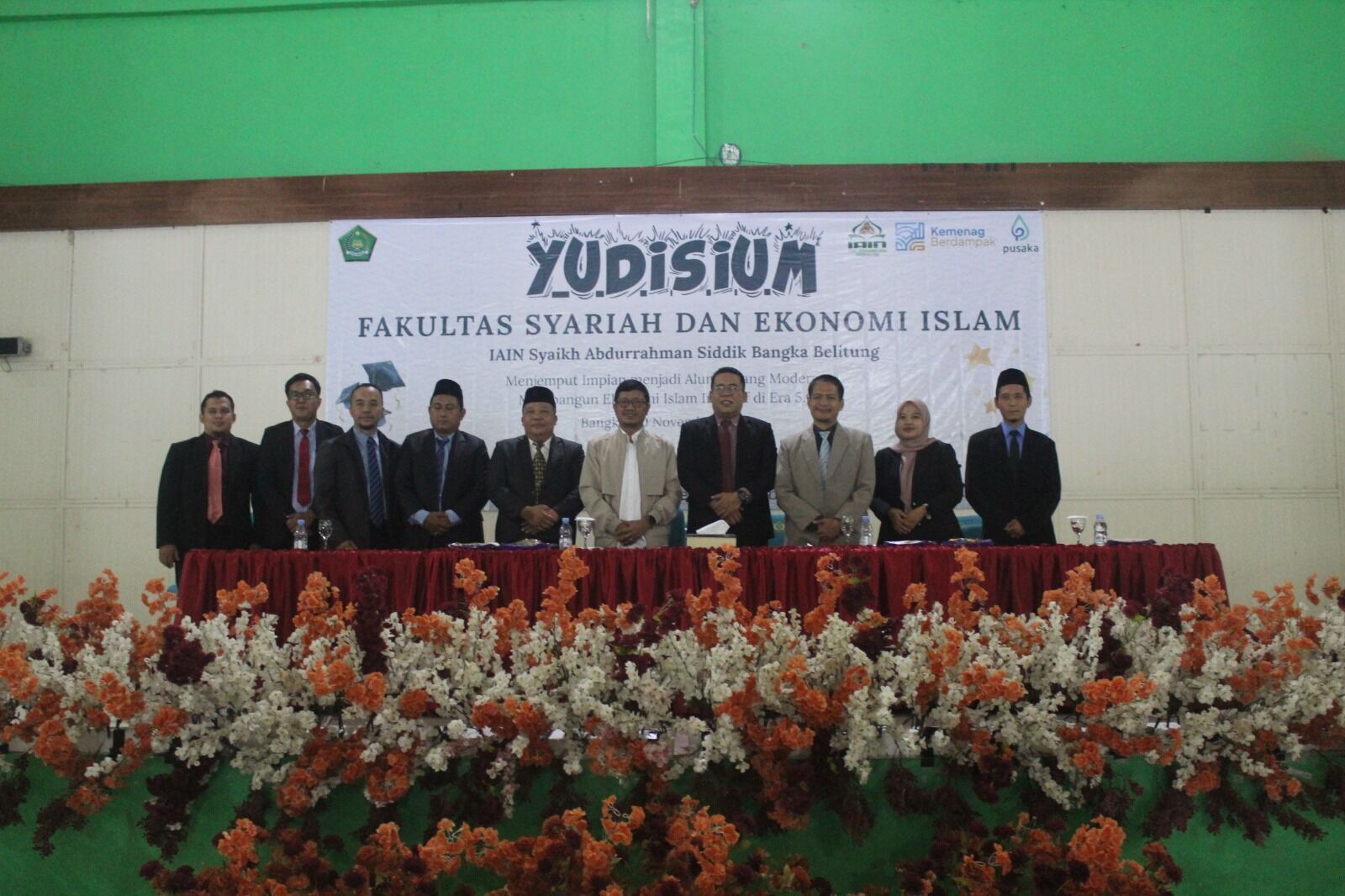 Yudisium Fakultas Syariah dan Ekonomi Islam IAIN SAS BABEL, Hadirkan Orator Ilmiah dari KEMENPORA RI